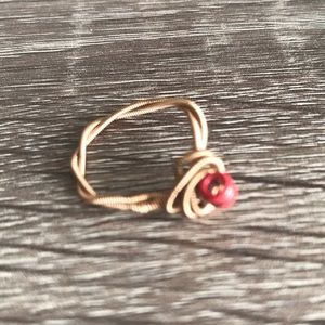 Handmade Guitar Ring PLUS two freebie rings